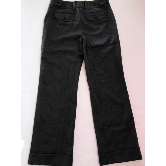 LOFT Petite Gray Wool Pants     2P - Picture 2 of 6